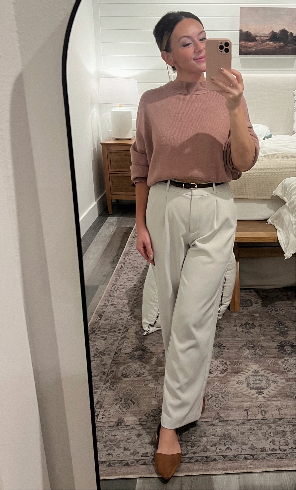 These work trousers are so comfy, it feels like I’m wearing PJs. Win win!