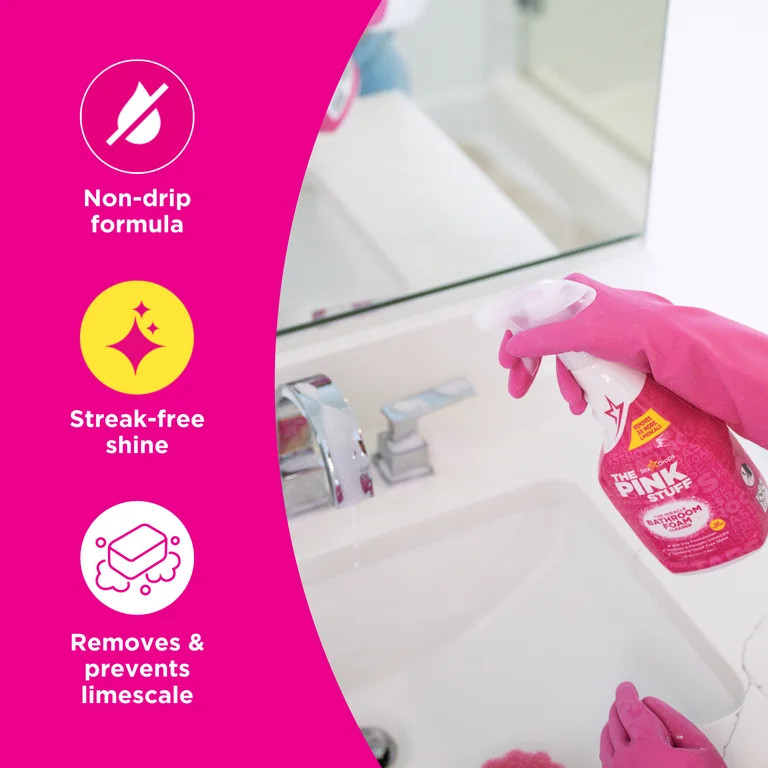 The Pink Stuff, Home & Bathroom Foam Cleaner, 25.36 oz. | Walmart (US)