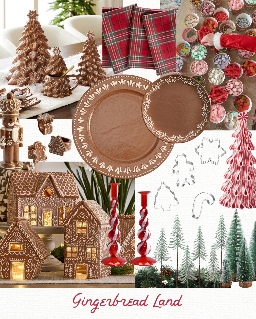 Introducing our Gingerbread Land tablescape!! So festive and fun! Perfect for making gingerbread or enjoying a cookie exchange! 

 #LTKHoliday #LTKSeasonal #LTKHome