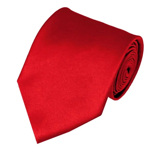 Solid Red Traditional Men's Necktie - Walmart.com | Walmart (US)