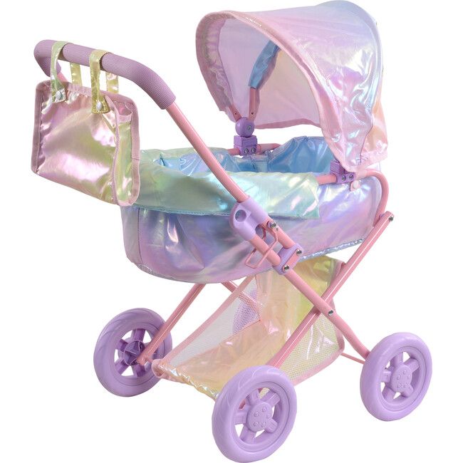 Olivia's Little World - Magical Dreamland Baby Doll Deluxe Stroller, Iridescent Color | Maisonette