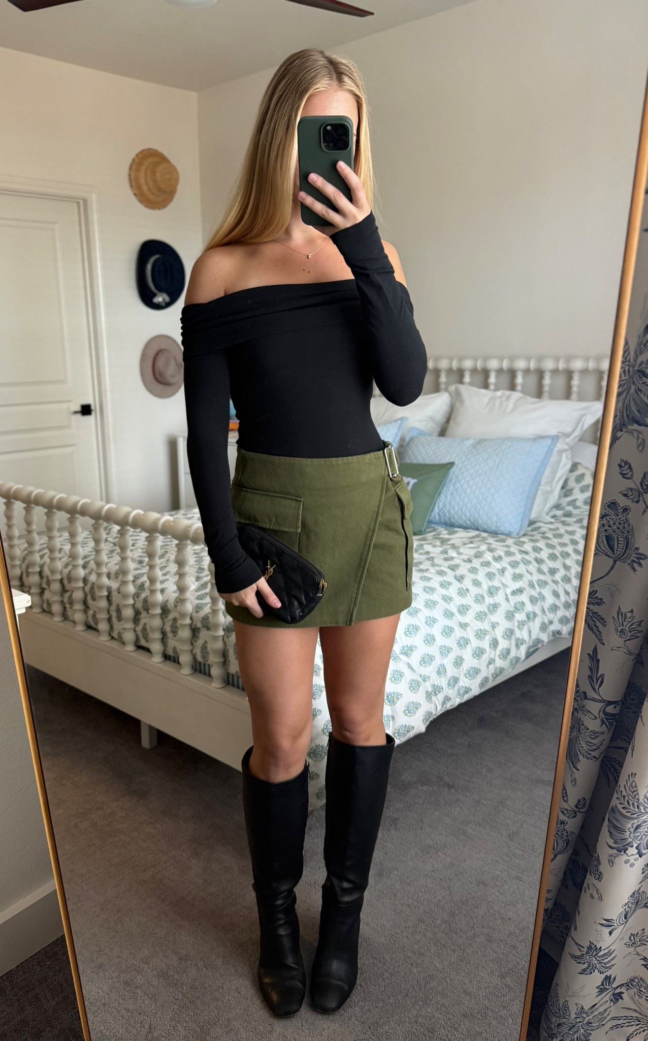 🖤

A.L.C. Conan Mini Wrap Skirt
Green skirt
Mini skirt
Short green skirt
Short skirt
Alc skirt
Rent the runway
Wrap skirt
Belted skirt
Holiday outfit
BLack outfit
Holiday party outfit
Holiday party look
Christmas outfit
Christmas look
Christmas party
New Year’s Eve party
New years look
New years outfit
Nye outfit
Winter outfit
Winter style
Fall outfit
Fall style
Party outfit
Going out look
Black boots
Tall black boots
Knee high boots
Heeled boots
Sam Edelman boots
Black bag
Black purse
Ysl bag
Ysl purse
Saint Laurent bag
Saint Laurent purse
Abercrombie top
Going out top
Party top
Off the shoulder top
Fun outfit

#LTKHoliday #LTKootd