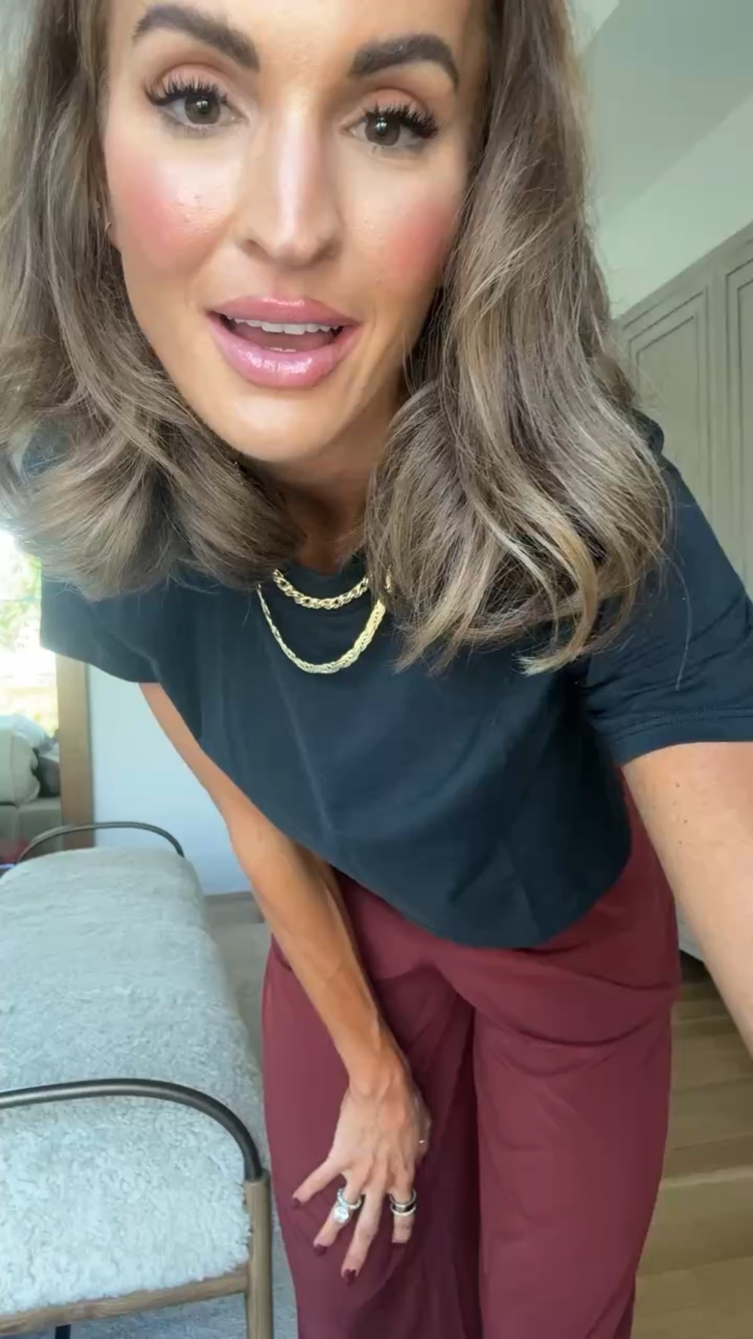 new @lululemon track pants that i’m obsessed with! so fun, comfy + on trend.  #lululemoncreator  #ad