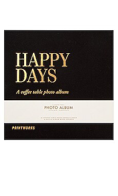 Printworks Happy Days Photo Album in Black from Revolve.com | Revolve Clothing (Global)