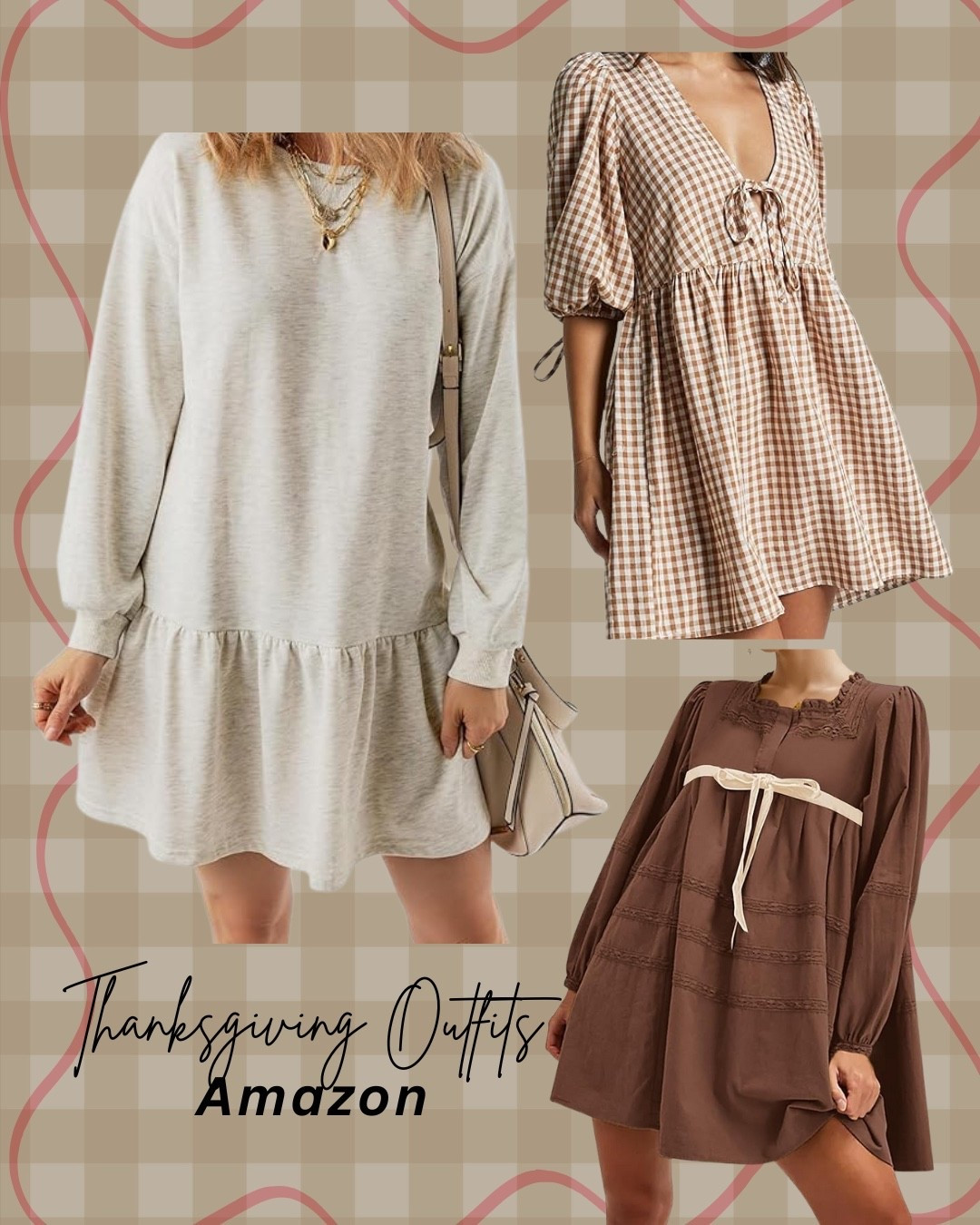 Cozy, cute and stretchy for that second serving 🥧✨
These Amazon Thanksgiving outfits are comfy-approved & dinner-table ready. Which one are you tapping?

#thanksgivinglooks #thanksgivingstyle #amazonfallfashion #amazonfinds #falloutfitideas #ltkaffiliate #ltktgiftguide #brownvibes #fallstyleinspo #holidayoutfits

#LTKHoliday #LTKSeasonal #LTKStyleTip