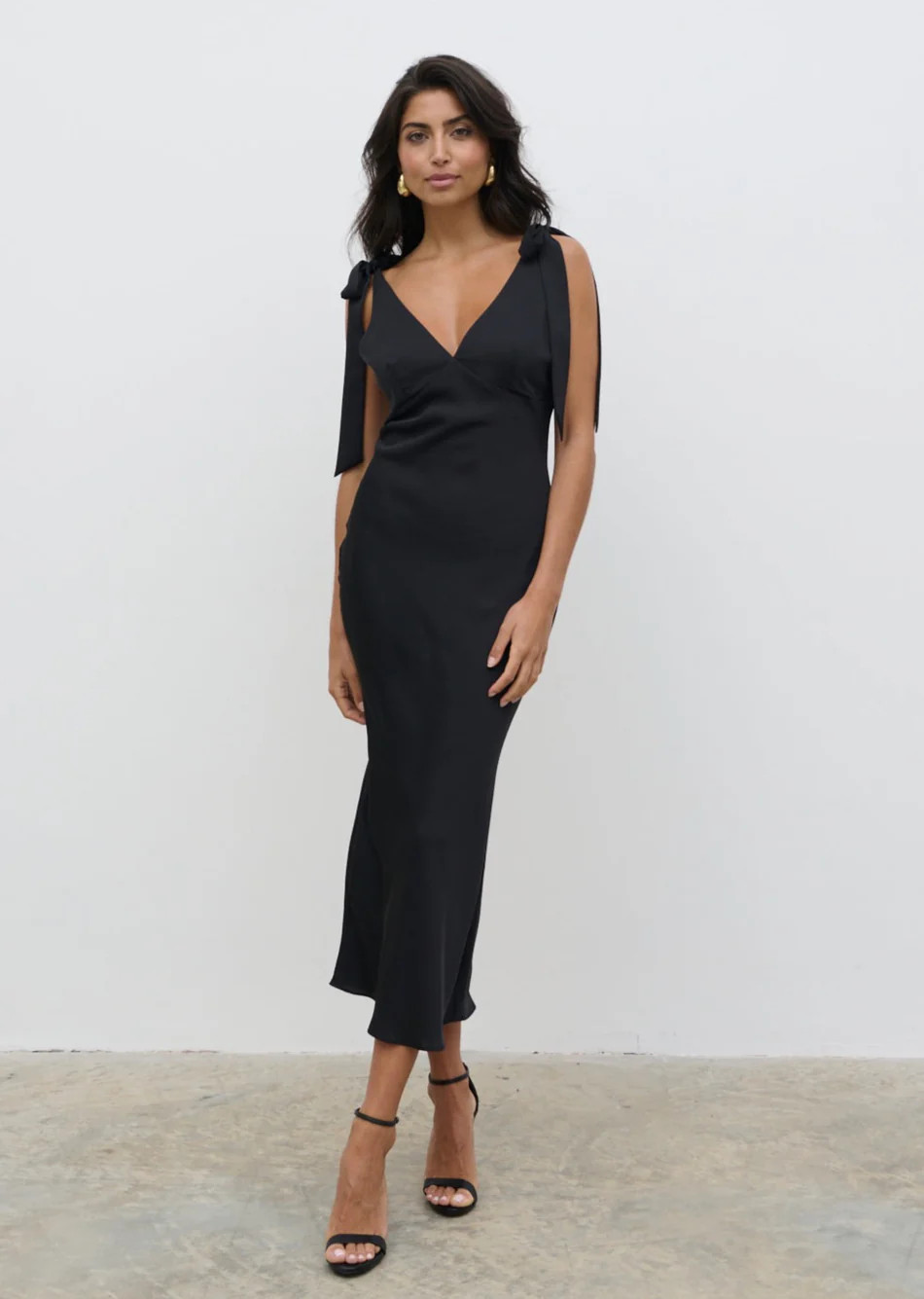Piper Tie Midaxi Dress | Pretty Lavish (UK)