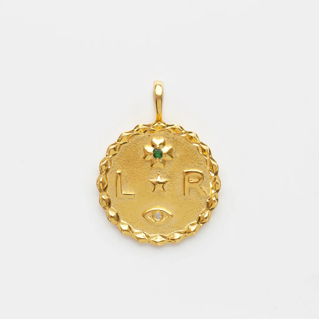 Louise Thompson Lucky Personalised Coin Pendant | Carrie Elizabeth