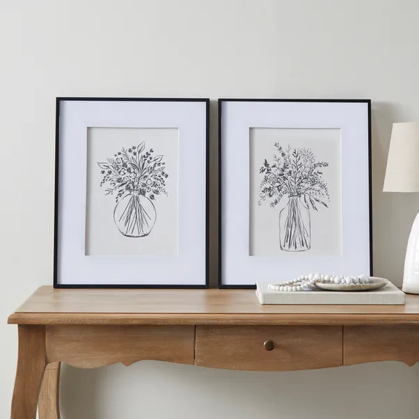 Churchgate Linen Floral Prints | Dunelm (migrated)