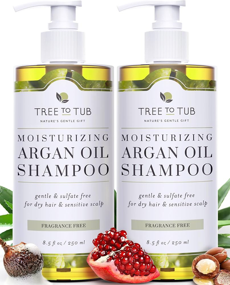 Tree To Tub Fragrance Free Shampoo for Dry & Sensitive Scalp - Gentle Unscented Hydrating Hair Sh... | Amazon (US)