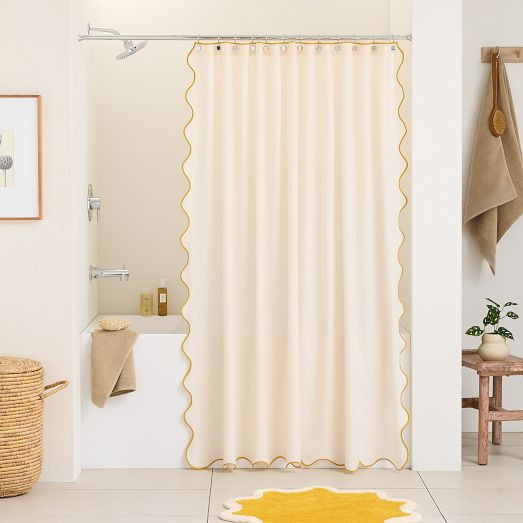 Ripple Shower Curtain | West Elm (US)