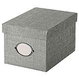 IKEA.. 704.128.75 Kvarnvik Storage Box with Lid, Gray | Amazon (US)