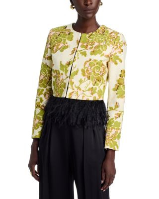 Bijoux Feather Trim Jacket | Bloomingdale's (US)