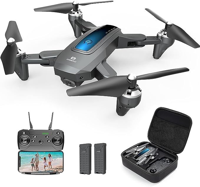 DEERC Drone with Camera 2K HD FPV Live Video 2 Batteries and Carrying Case, RC Quadcopter Helicop... | Amazon (US)