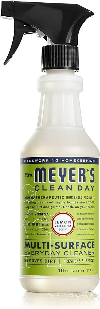 MRS. MEYER'S CLEAN DAY All-Purpose Cleaner Spray, Lemon Verbena, 16 fl. oz | Amazon (US)