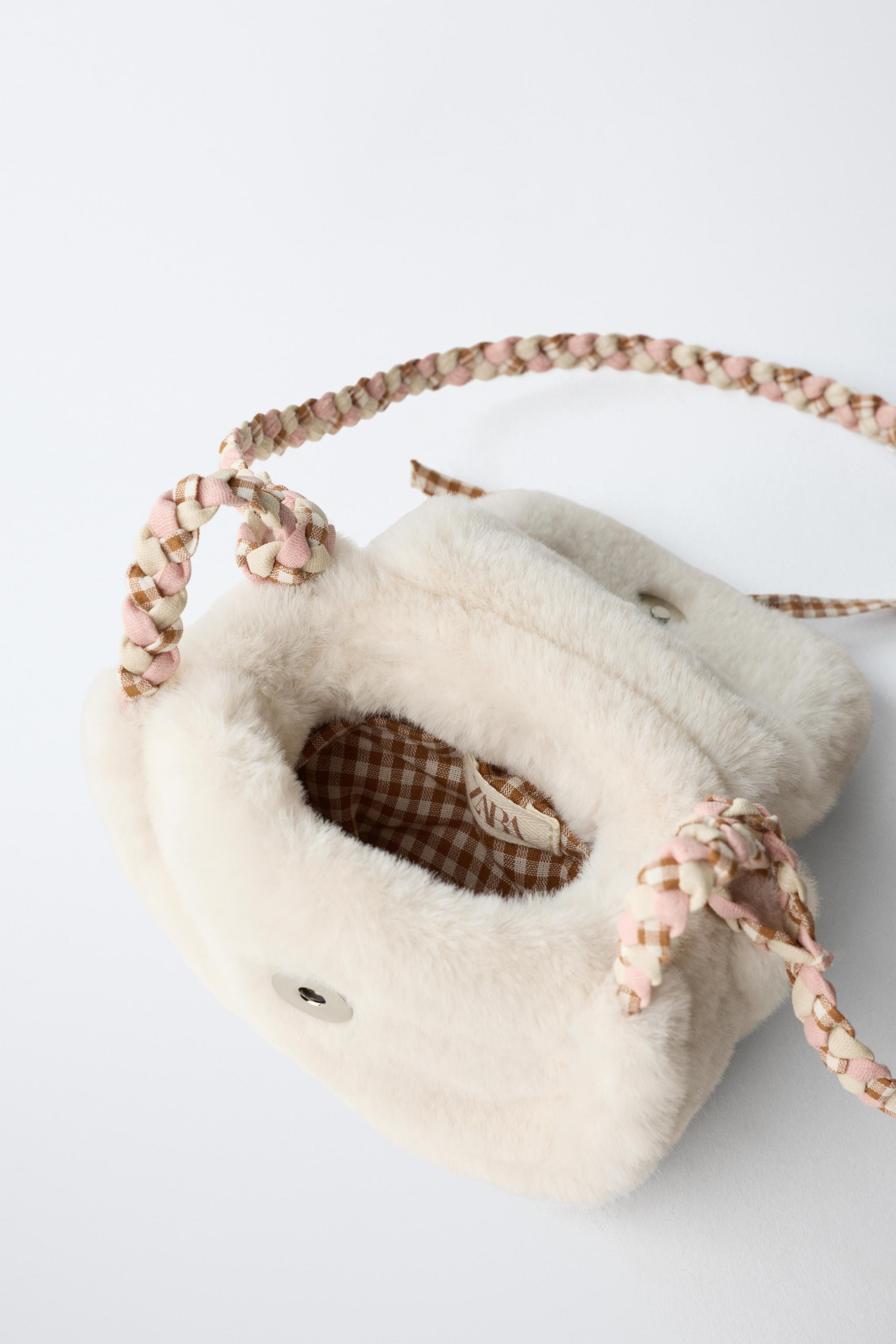 FAUX FUR CROSSBODY BAG | Zara UK