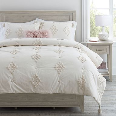 Luna Diamond Tufted Quilt | Pottery Barn Teen