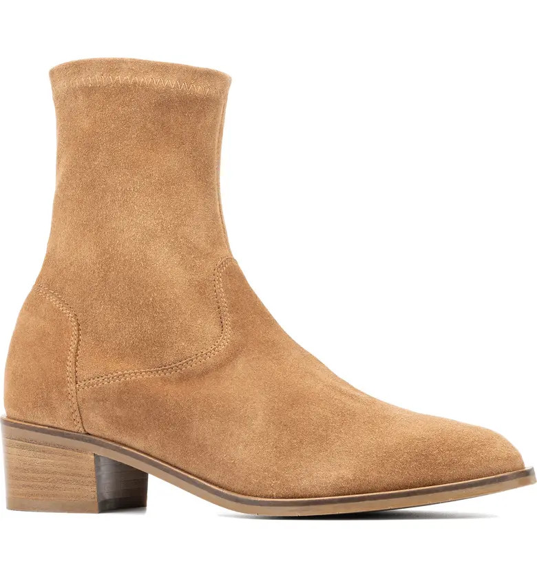 Renza Block Heel Zip Bootie (Women) | Nordstrom