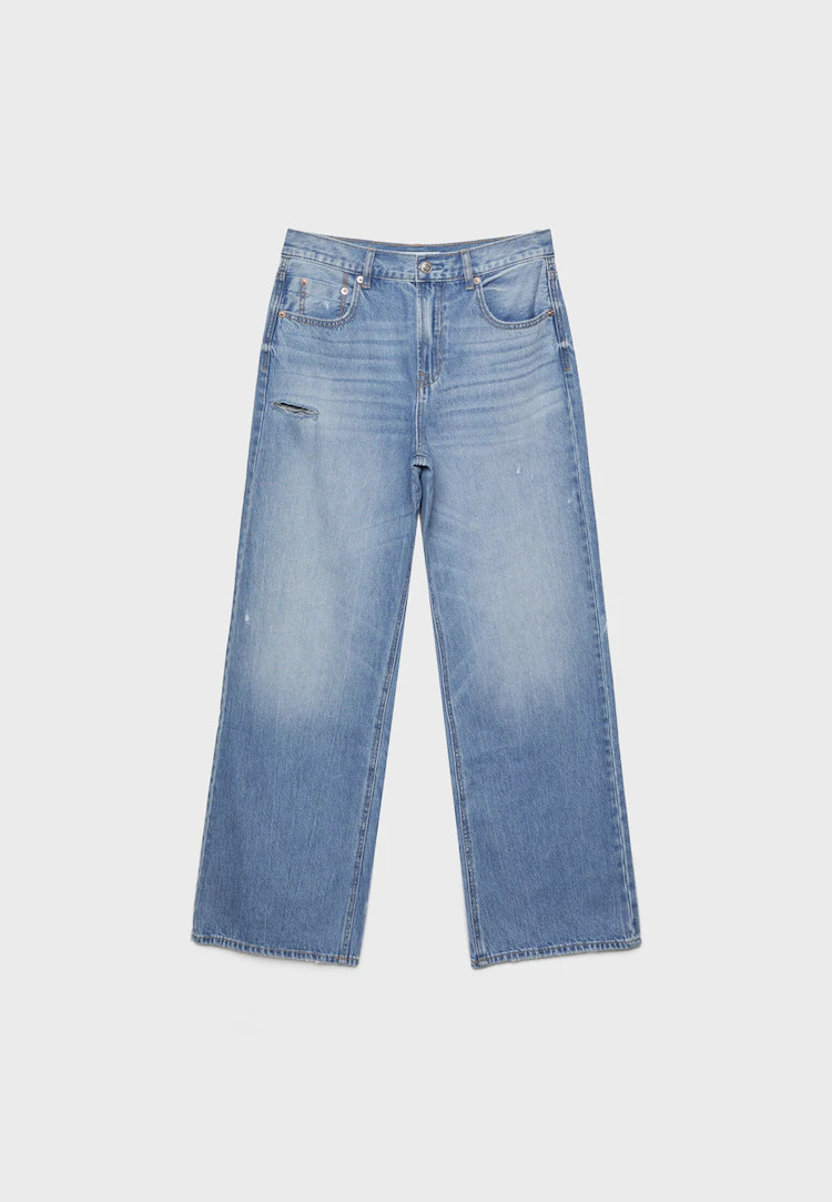 D99 Wide leg jeans - Women's fashion | Stradivarius United Kingdom | Stradivarius (UK)