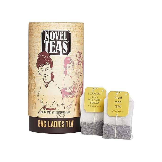 Novel Teas Book Lover's Tea contains 20 teabags individually tagged with literary quotes from the... | Amazon (US)