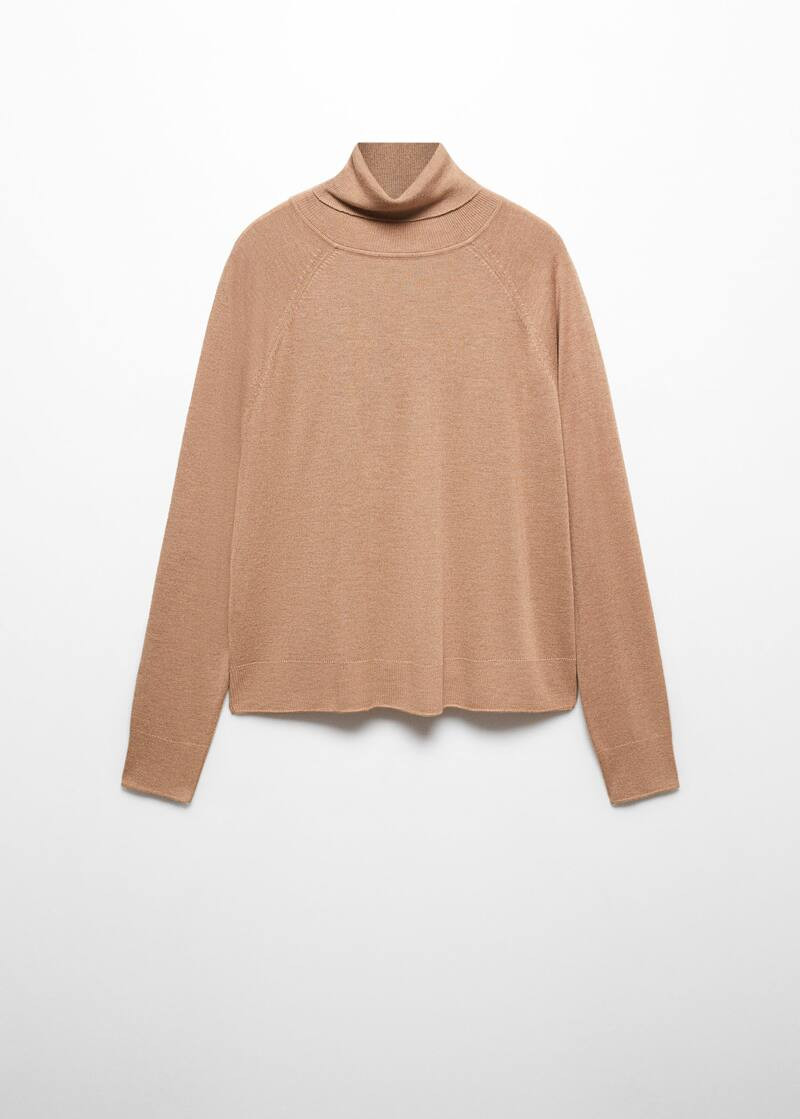 Fine-knit turtleneck sweater -  Women | Mango United Kingdom | MANGO (UK)