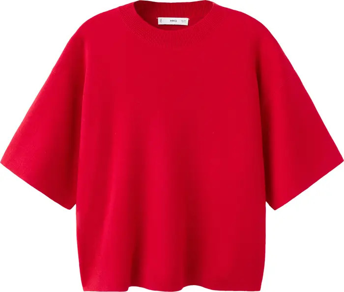 Oversize Short Sleeve Sweater | Nordstrom