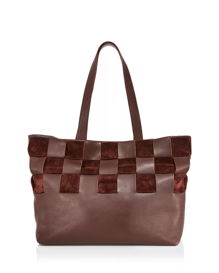 Piazza Basket Weave Leather Tote | Bloomingdale's (US)