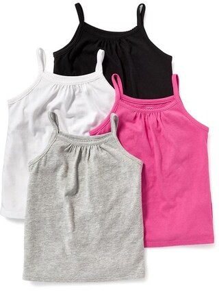 Old Navy Cami 4 Pack For Toddler Girls Size 12-18 M - Multi | Old Navy US