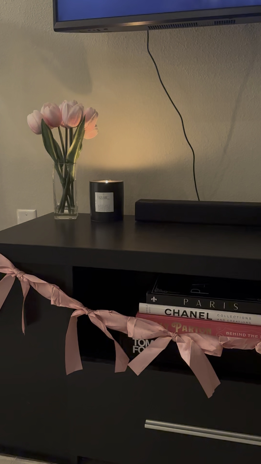 Amazon find
Girly 
Spring decor
Valentines Day decor
Galentine’s Day decor 
TV stand 

#LTKHome