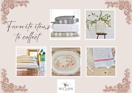 Here are some of my favorite vintage and antique items to collect. You can read more specifics on Sky Lark House. Com.

#LTKhome