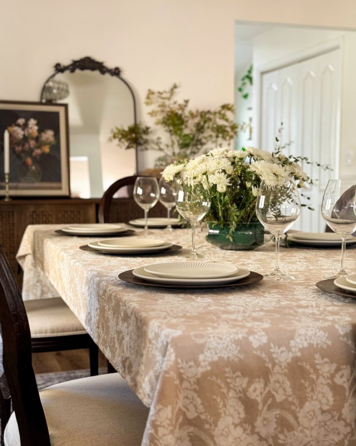 SURPRISE, FAM! I am so excited to announce my partnership with the @hexclad family! 🥳🎉

You all know that I need to 𝒕𝒉𝒓𝒐𝒘 𝒅𝒐𝒘𝒏 in the kitchen, and with Hexclad’s extremely durable and versatile stainless steel technology, I can do just that! This sauté pan is metal-utensil, dishwasher, and oven safe, which allows for the perfect cooking experience! AND THE KNIFE—I think you can hear me say, 𝑶𝒉, 𝒎𝒚 𝒍𝒂𝒏𝒕𝒂! Chef Ramsay certainly knew what he was doing! 🤌

Obviously for my first dish, we needed to take an ordinary meal and make it classy! So, this is a fresh bruschetta sauce reduced in red wine over pan-seared chicken breasts and portobello mushroom caps. I topped it with a dollop of ricotta and garnished with fresh Italian parsley! 

Do you think @gordongram would approve or send me packing on Hell’s Kitchen?! 😉

#Hexclad #HexcladCookware #HexcladCreator #Ad #GordonRamsay #Cooking #CookWithMe #Recipe #FYP #Reels #Discover #Explore #Gifted #YesChef