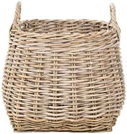Kouboo Kobo Wicker Basket, Gray-Brown | Amazon (US)