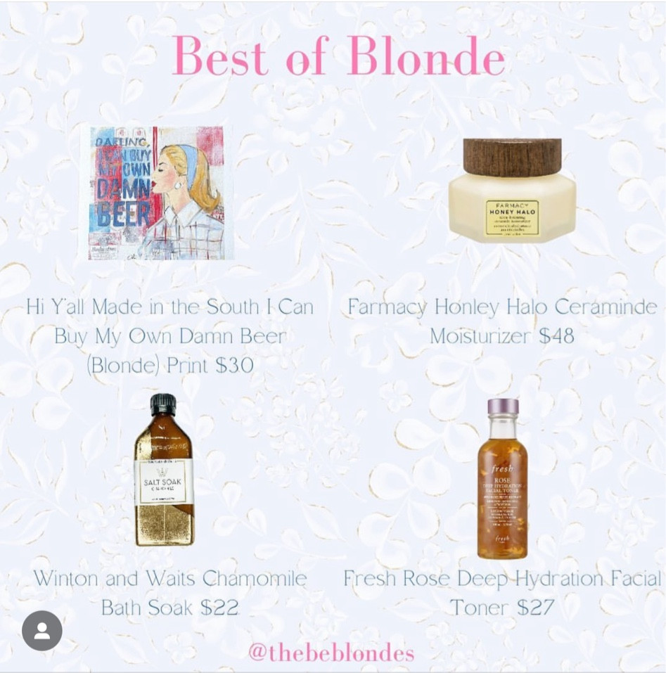 Best of Blondes!! 

#LTKFindsUnder50 #LTKGiftGuide #LTKHome