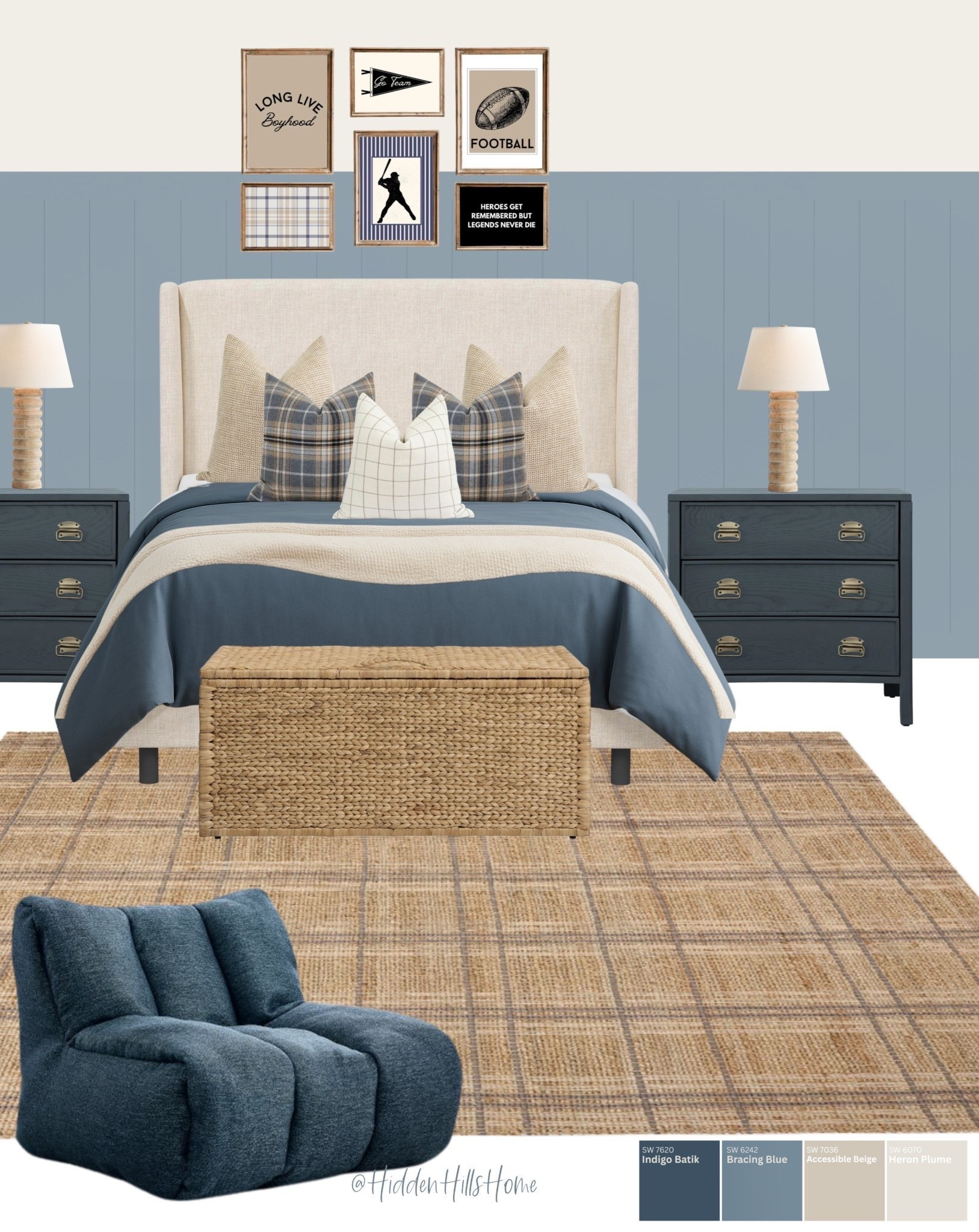 Boys room decor mood board, teen boys bedroom design, masculine bedroom decor ideas, boys room inspiration, home decor #boysroom

#LTKHome #LTKSaleAlert #LTKKids
