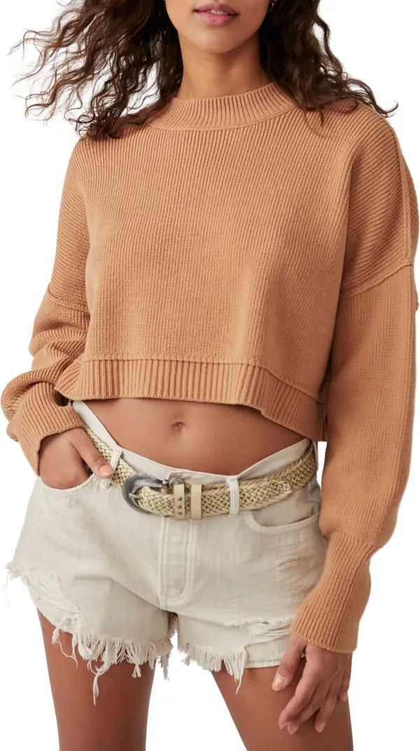 Easy Street Crop Pullover | Nordstrom