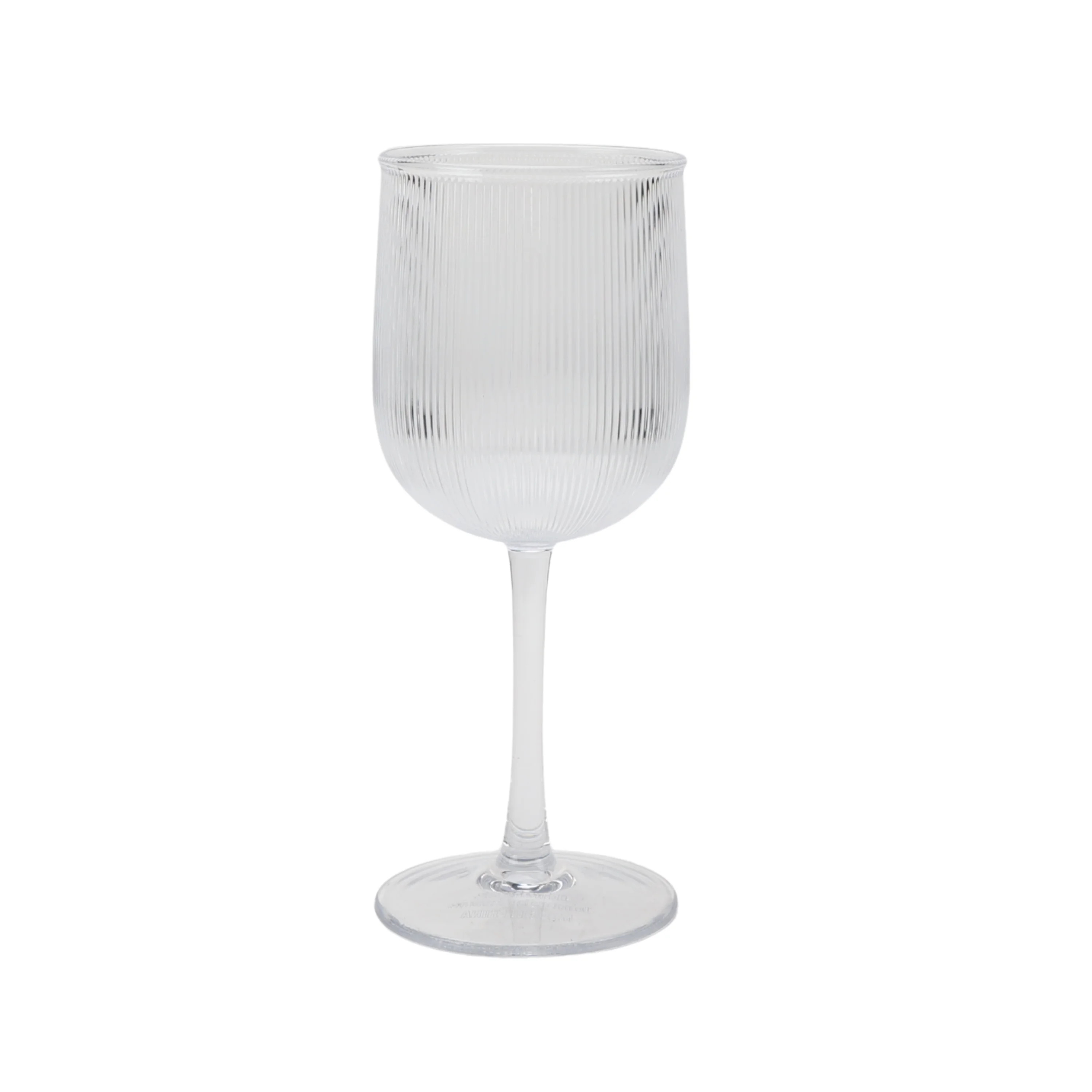 Better Homes and Gardens 12-Ounce Clear Ribbed Tritan Wine Glass | Walmart (US)