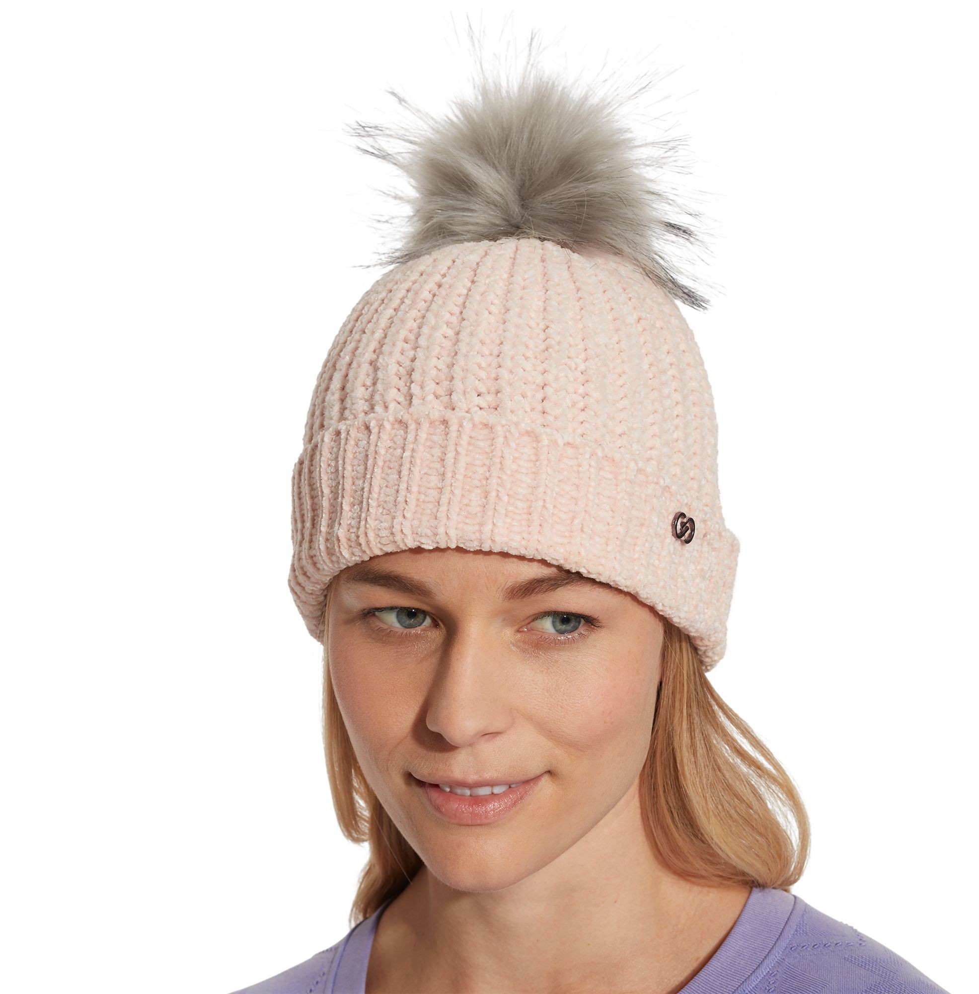 CALIA by Carrie Underwood Women's Chenille Pom Beanie, Size: One size, Pink | Dick's Sporting Goods