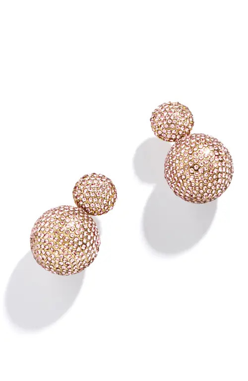 BaubleBar Azharia Drop Earrings in Blush at Nordstrom | Nordstrom