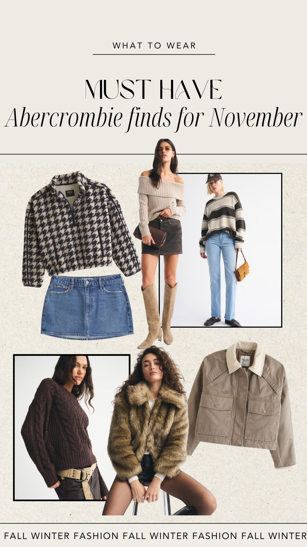Abercrombie fall fashion finds

fur jacket, holiday gift guide, what to wear from abercrombie, fall fashion, winter fashion 

 #LTKFindsUnder50 #LTKFindsUnder100 #LTKStyleTip