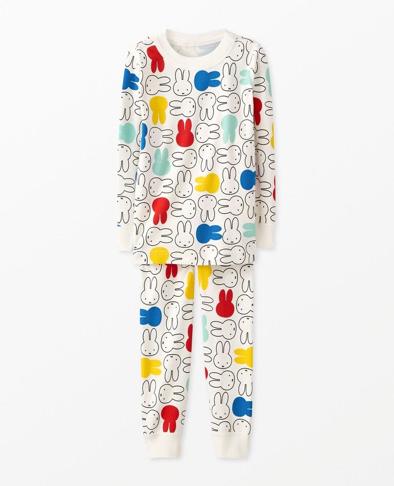 Miffy Print Long John Pajama Set | Hanna Andersson