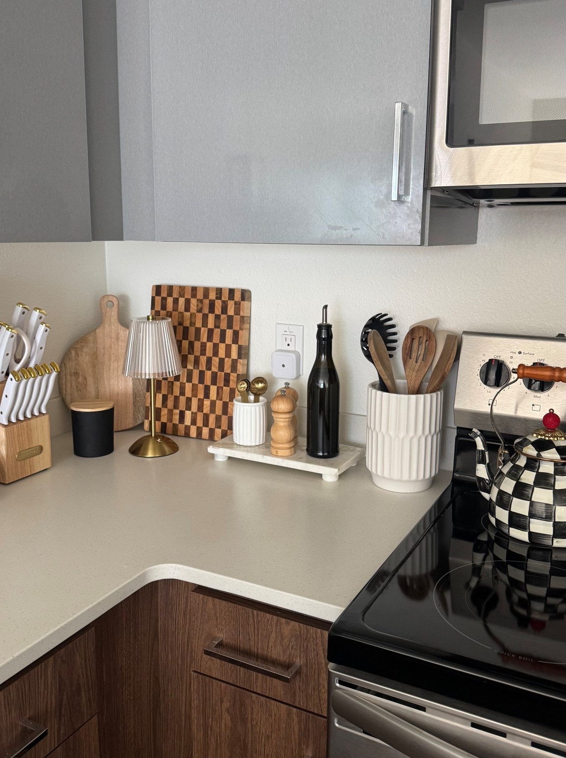 Cutting board is from hobby lobby but this is similar ! Kettle is exact :) 

#LTKHome #LTKU #LTKvlog