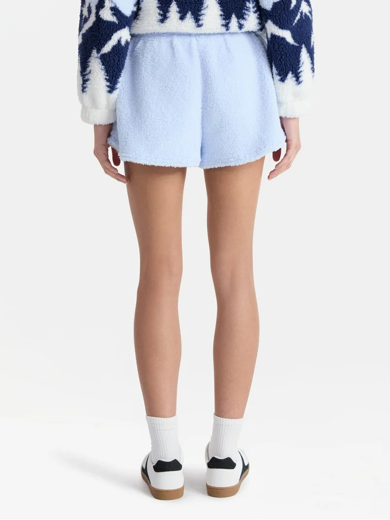 No Boundaries Plush Bungee Cord Shorts, Women's | Walmart (US)