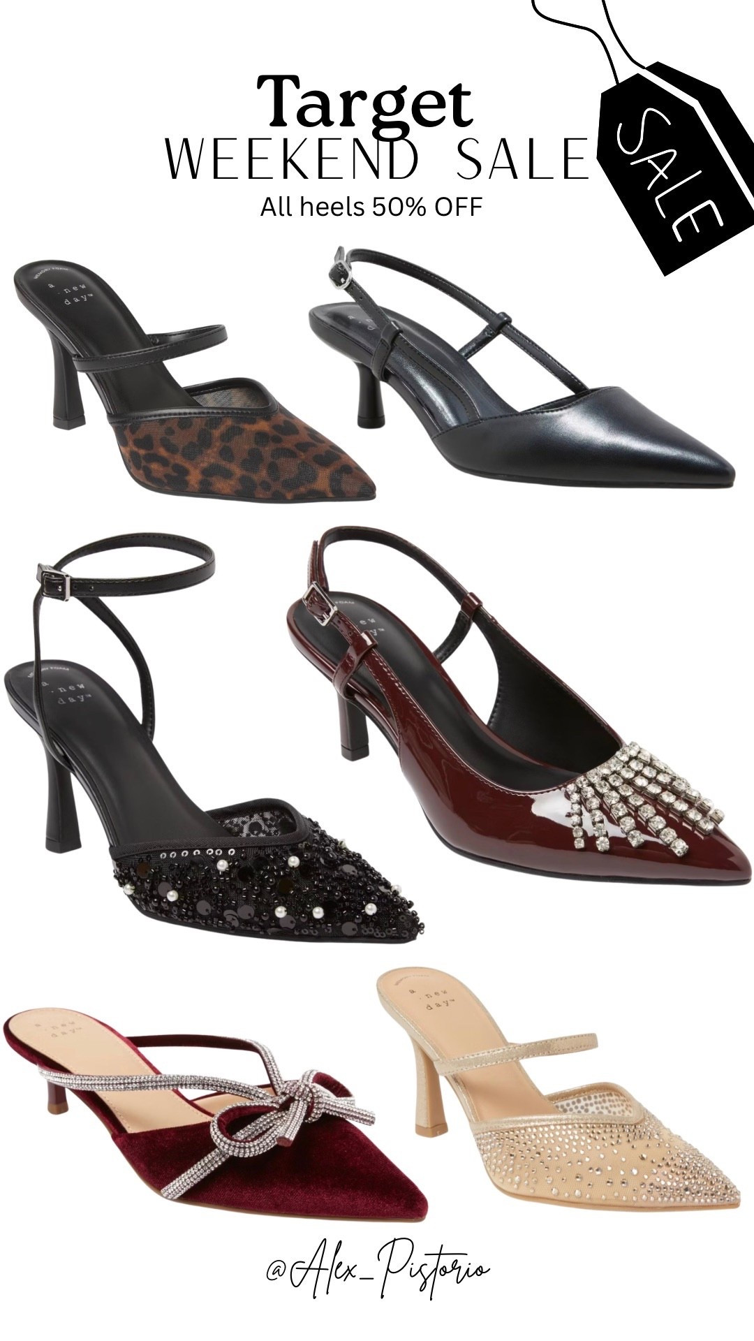 Holiday heels for any occasion this season!! I own a few pairs of these and love them!! 

The kitten heel is very comfortable!! 

Target heels
Target shoes
Holiday shoes 
Holiday heels
Holiday outfits 



#LTKFindsUnder50 #LTKCyberWeek #LTKHoliday