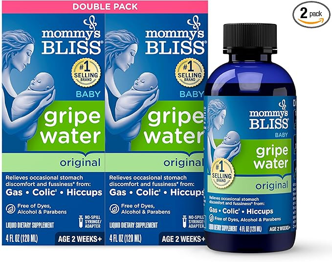 Mommy's Bliss Double Pack Gripe Water, 8 Ounce | Amazon (US)