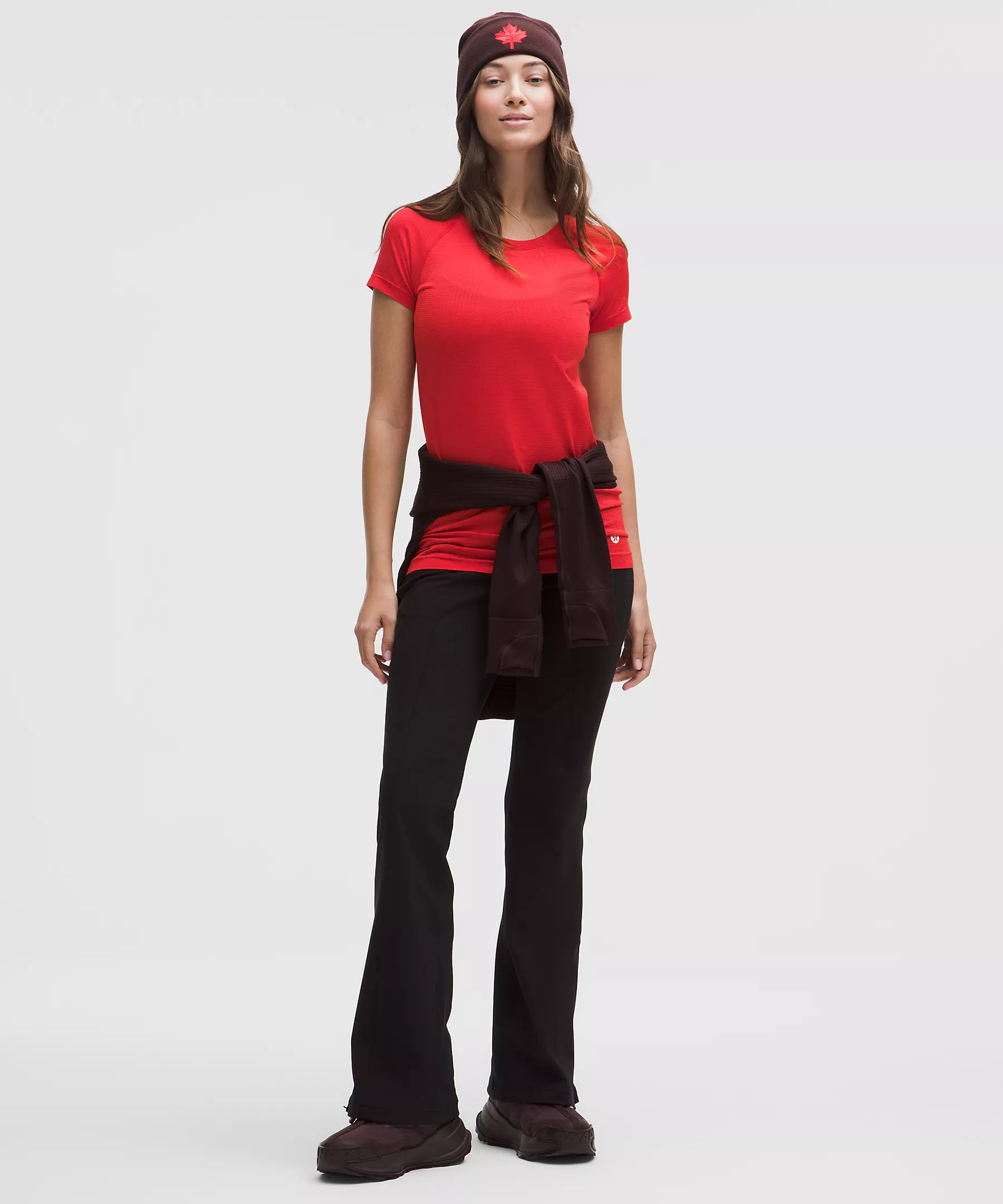 Team Canada Swiftly Tech Short-Sleeve Shirt 2.0 Hip Length | lululemon (CA)