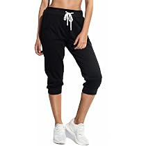 SPECIALMAGIC Women's Sweatpants Capri Pants Cropped Jogger Running Pants Lounge Loose Fit Drawstr... | Amazon (US)