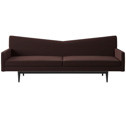 Bowtie Sofa Model 3127 Luca Espresso by Paul McCobb | CB2 | CB2