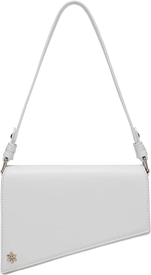 Triangular Geometric Under Arm Hobo Bag - PU Vegan leather | Amazon (US)