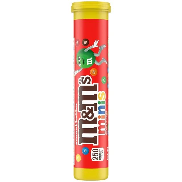 M&M's Minis Peanut Butter Milk Chocolate Candy - 1.74 Oz Mega Tube | Walmart (US)