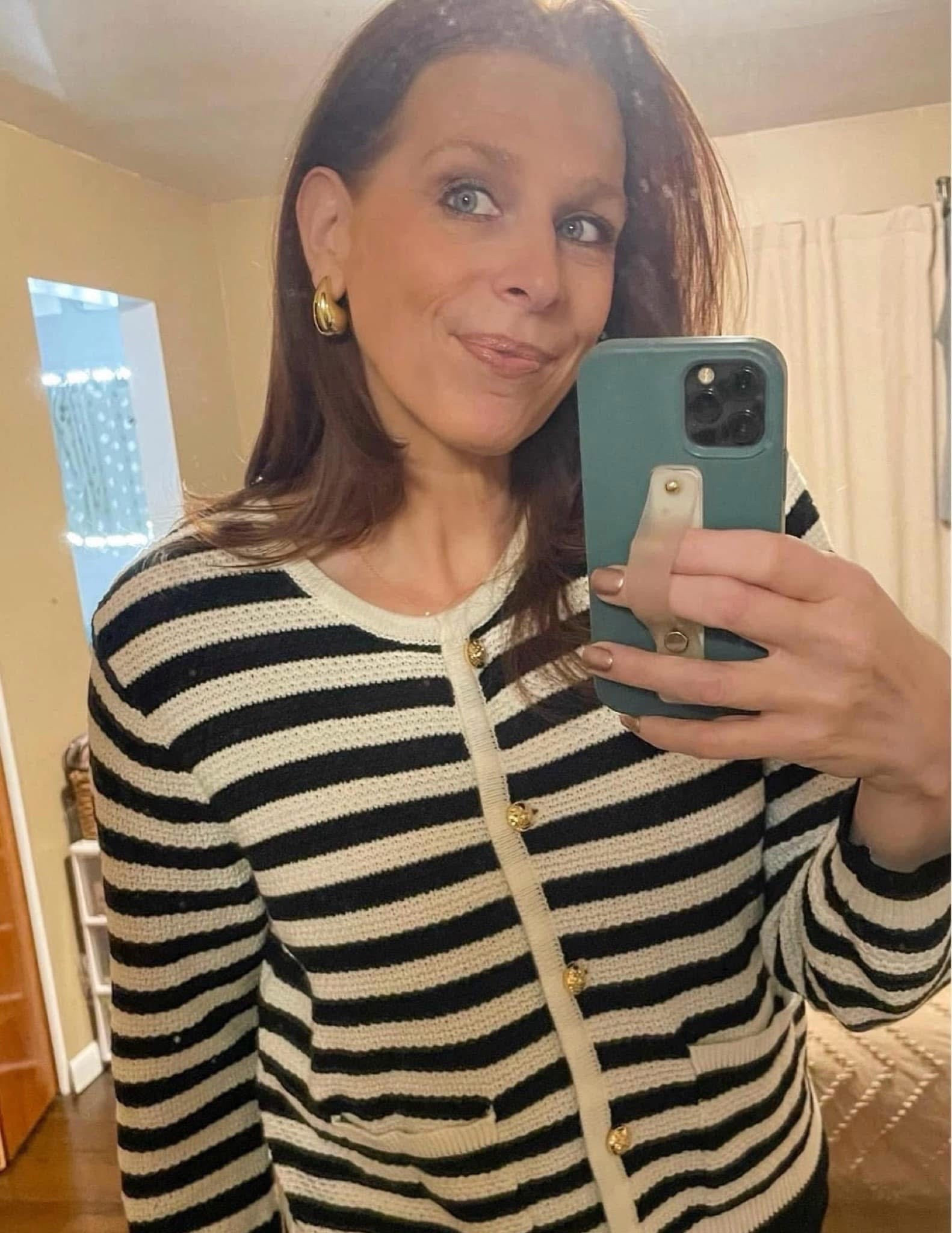Earrings and cardigan are both on Amazon!!

#LTKFindsUnder50 #LTKGiftGuide #LTKSaleAlert