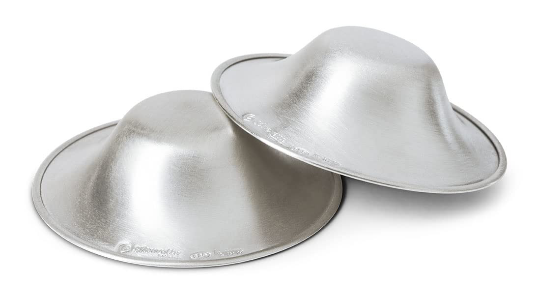SILVERETTE The Original Silver Nursing Cups, Silverettes Metal Nipple Covers for Breastfeeding, N... | Amazon (US)